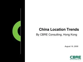 China Location Trends