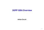 3GPP GBA Overview - slide 1