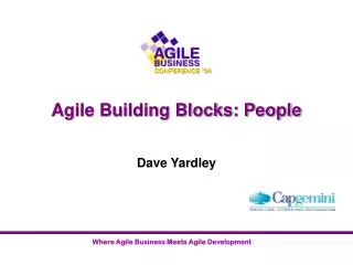 Agile Building Blocks: People