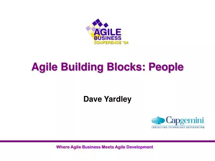 agile building blocks people
