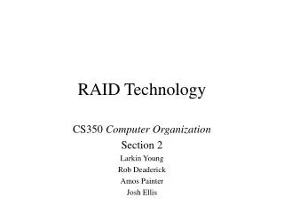 RAID Technology