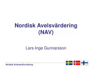 Nordisk Avelsvärdering (NAV)