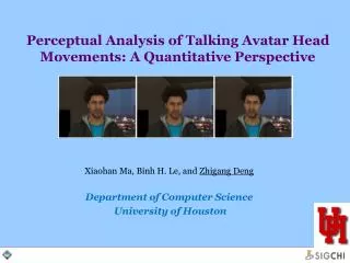 Perceptual Analysis of Talking Avatar Head Movements: A Quantitative Perspective