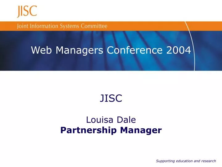 web managers conference 2004