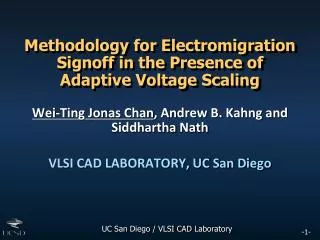 Methodology for Electromigration Signoff in the Presence of Adaptive Voltage Scaling