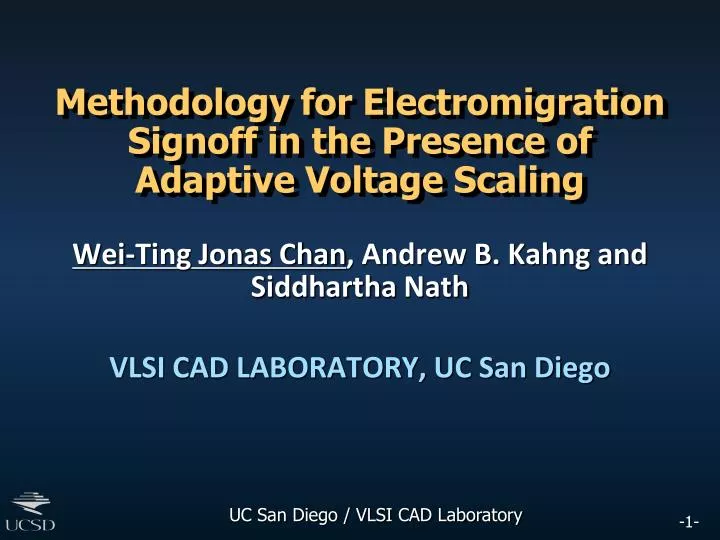 methodology for electromigration signoff in the presence of adaptive voltage scaling