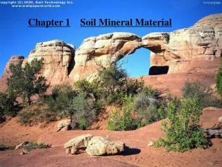Chapter 1 Soil Mineral Material