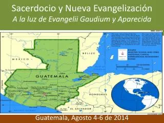 Sacerdocio y Nueva Evangelización A la luz de Evangelii Gaudium y Aparecida