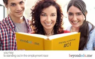 your key to standing out in the employment race