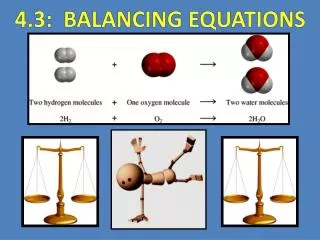 4.3: BALANCING EQUATIONS