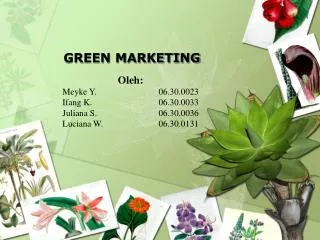 GREEN MARKETING