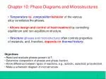 Chapter 10: Phase Diagrams and Microstructures - slide 1
