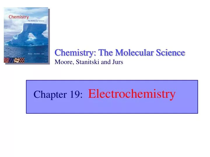 chapter 19 electrochemistry