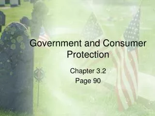 Government and Consumer Protection