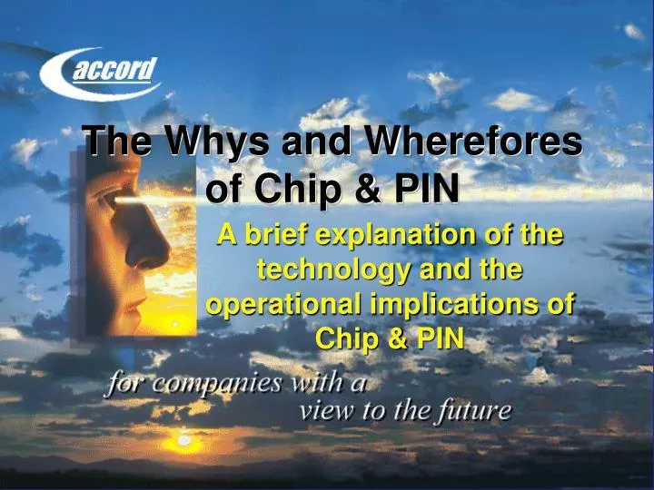 the whys and wherefores of chip pin