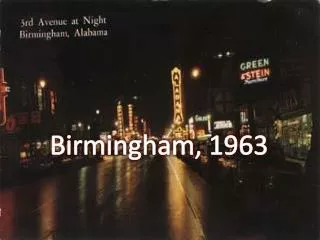 Birmingham, 1963