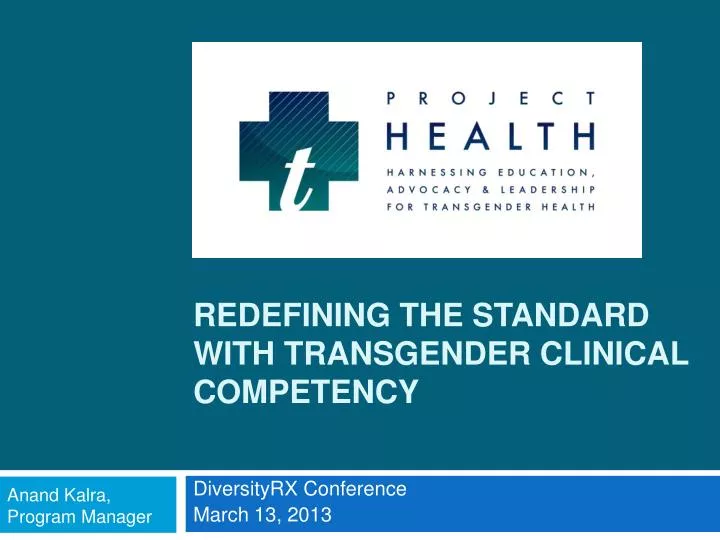 redefining the standard with transgender clinical competency