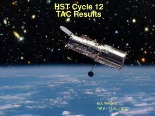 HST Cycle 12 TAC Results