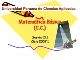 Matemática Básica (C.C.)