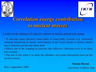 Correlation energy contribution to nuclear masses