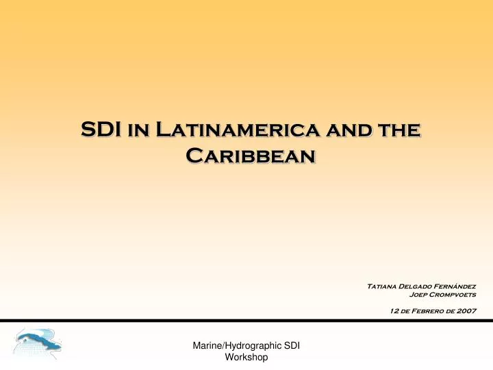sdi in latinamerica and the caribbean