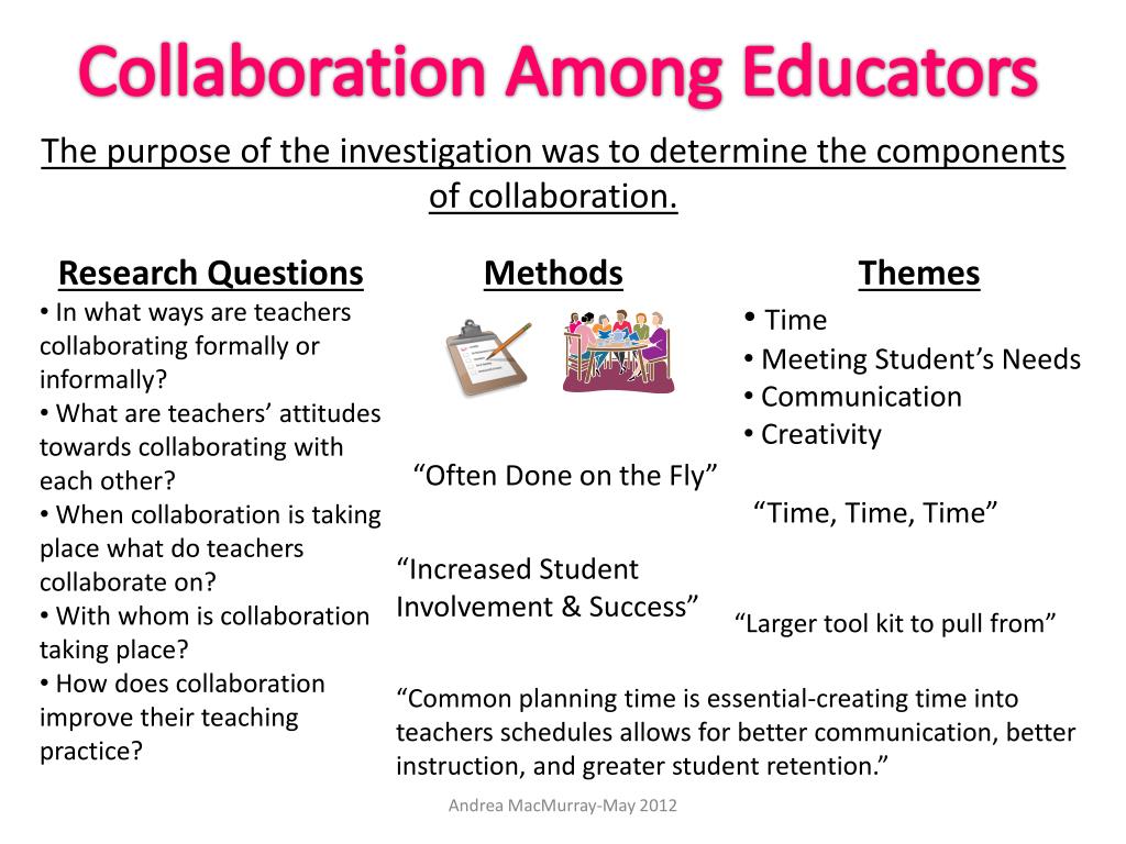 PPT - Collaboration Among Educators PowerPoint Presentation, free ...