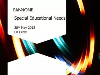 Special Educational Needs 28 th May 2012 Liz Perry