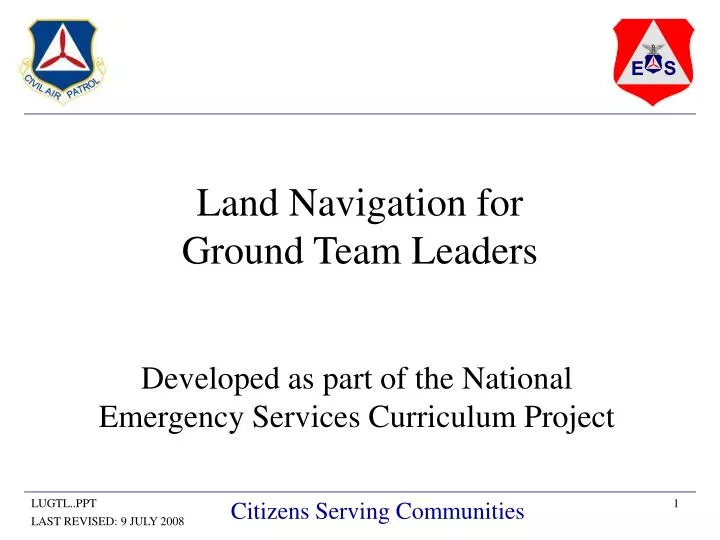 land navigation for ground team leaders