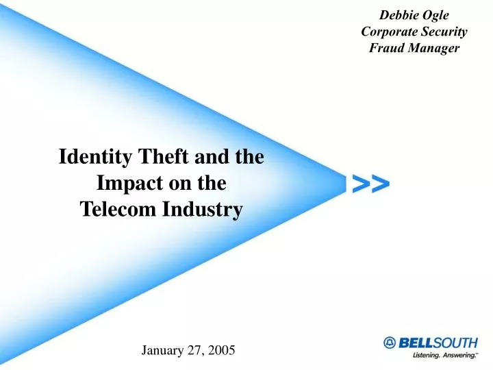 identity theft and the impact on the telecom industry
