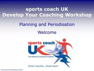 sports coach UK Develop Your Coaching Workshop