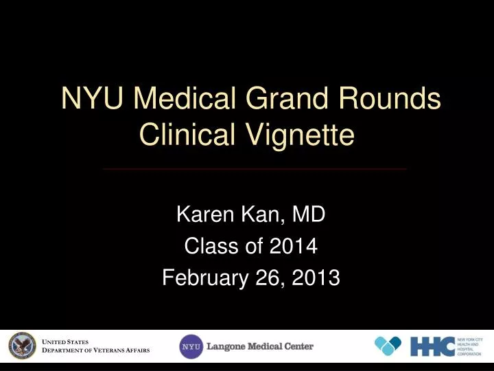 nyu medical grand rounds clinical vignette