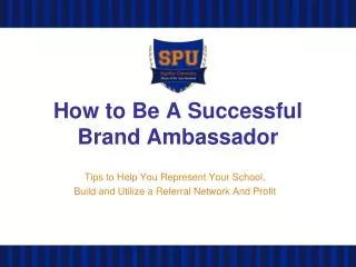 How to Be A Successful Brand Ambassador