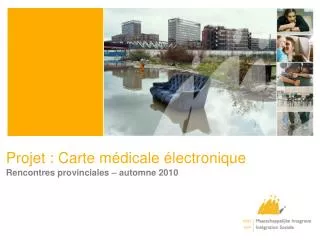 Projet : Carte médicale électronique