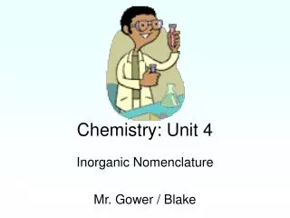 Chemistry: Unit 4
