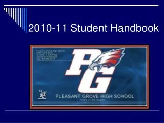 2010-11 Student Handbook