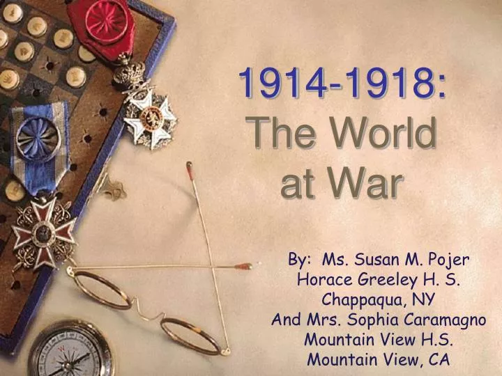 1914 1918 the world at war