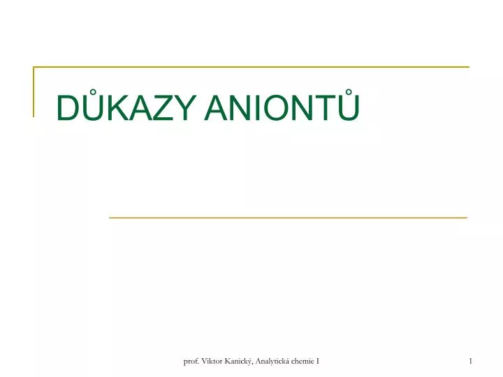 d kazy aniont