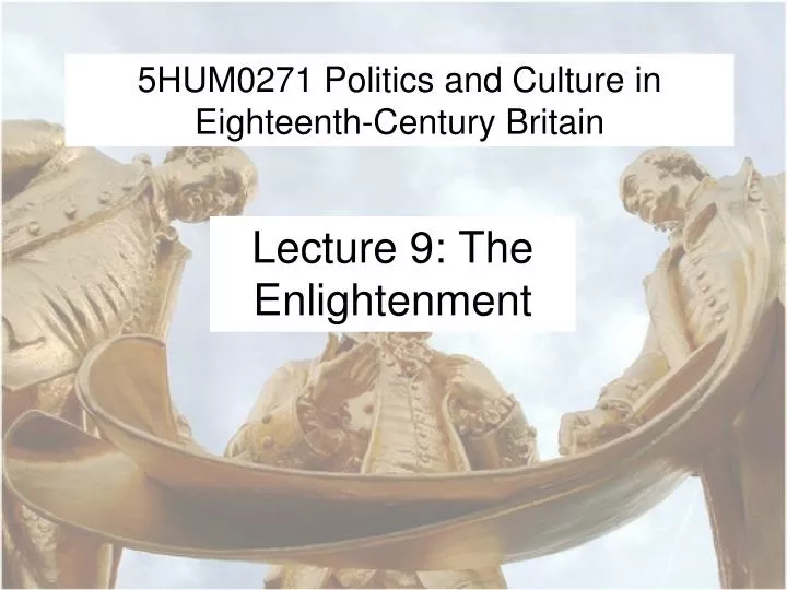 5hum0271 politics and culture in eighteenth century britain