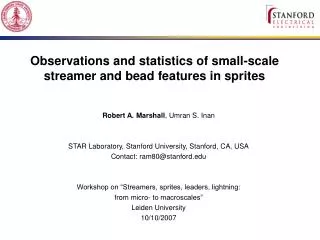 Observations and statistics of small-scale streamer and bead features in sprites