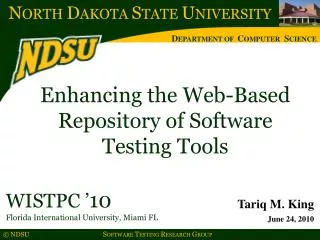 Enhancing the Web-Based Repository of Software Testing Tools