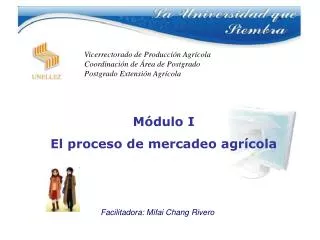 Módulo I El proceso de mercadeo agrícola