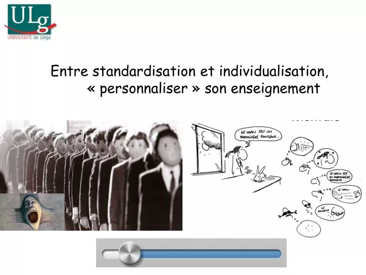 entre standardisation et individualisation personnaliser son enseignement