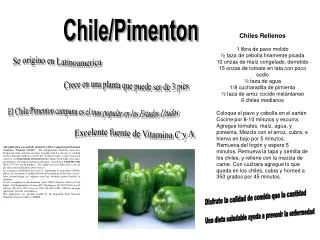 Chile/Pimenton
