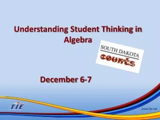 Understanding Student Thinking in Algebra