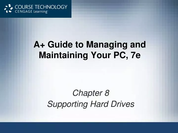 a guide to managing and maintaining your pc 7e