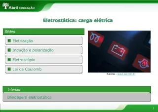 Eletrostática: carga elétrica