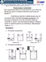 O processo reversível - slide 1