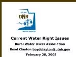 Utah Division of Water Rights - slide 1