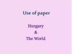 Use of paper - slide 1