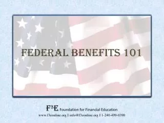 Federal Benefits 101